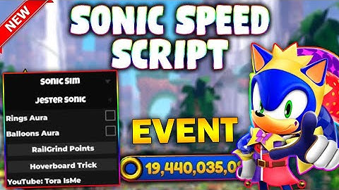*NEW* Sonic Speed Simulator Script (PASTEBIN 2025) ( FARM JESTER EVENT )
