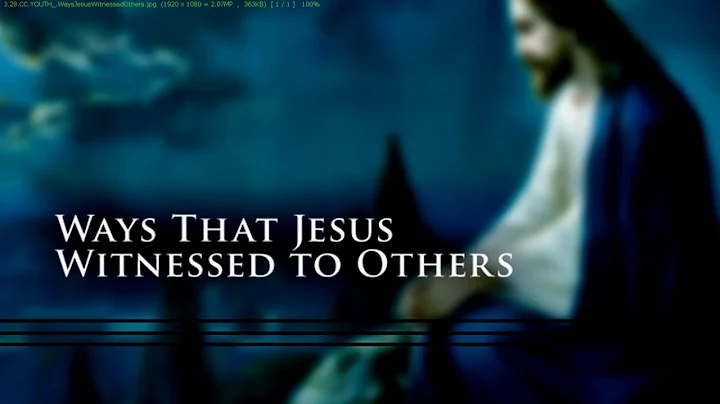 5 Ways Jesus Witnessed to Others - How to Evangeli...