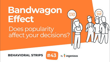 Bandwagon Effect - Does popularity affect your decisions? Behavioral Strips #43