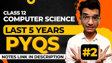 Class 12 Computer Science PYQs #2 🔥 | Computer Networking  | Previous Years questions