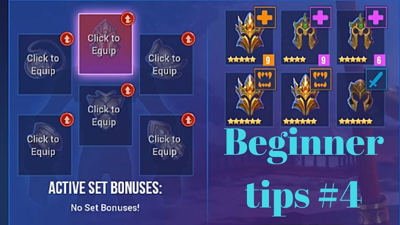 Dungeon Hunter Champions | Beginner Tips #4 | Choosing gear