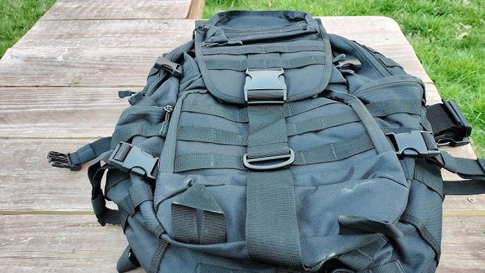 QT&QY 45L Military Tactical Backpacks Molle Army Assault Pack 3 Day Bug Out  Bag