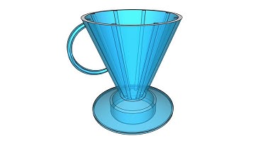 Coffee Filter design with Shapr3D iPad