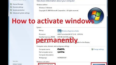 How to activate Windows XP, vista, 7, server 2008R and server 2008R2 and MS Office  for permanently