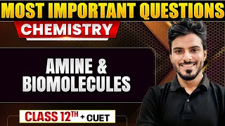 Amine and Biomolecules : One Shot || Extra Class