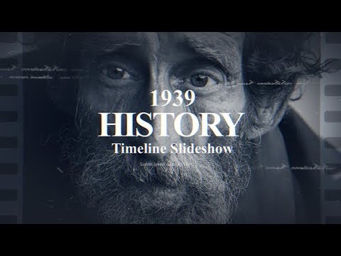 premiere pro history timeline template