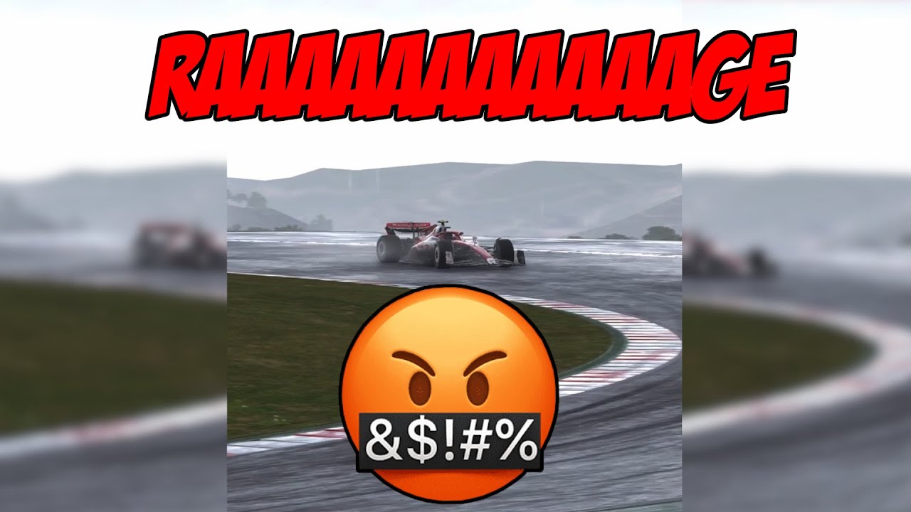 Just "LITTLE" RAGE Because of F1 22 League Race🤡
