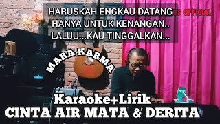 Cinta Air Mata Dan Derita-Mara Karma-KARAOKE   LIRIK-Style Keyboard Casio CTK WK