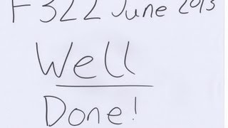 Chemistry F322 June 2013