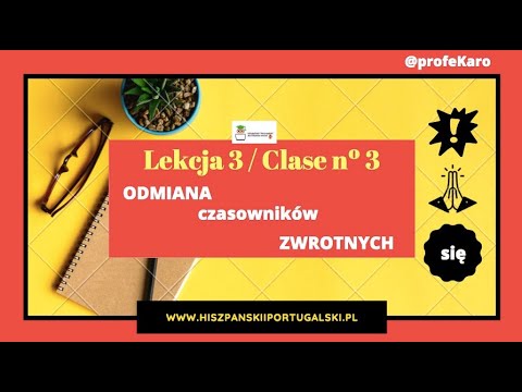 #hiszpanski 🇪🇸 - Lekcja 3 - Odmiana czasowników zwrotnych #start