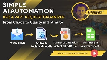 Part Request / RFQ Organizer - Simple AI Workflow for Manufacturers