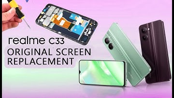 Realme C33 RMX3624  Original Screen Replacement Tutorial / Wymiana wyświetlacza
