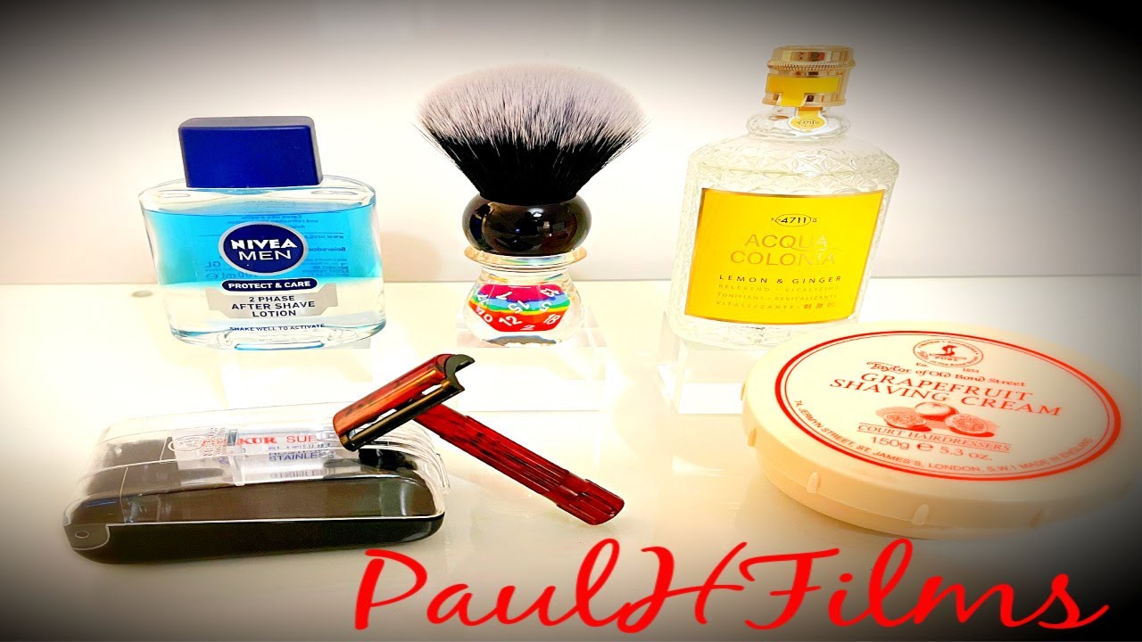 Merkur 45 Bakelite DE Razor | Yaqi Lucky Dice 26mm Synthetic Brush ...