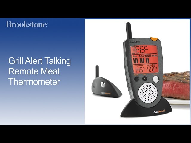 Brookstone 558783 Grill Alert Talking Remote Thermometer