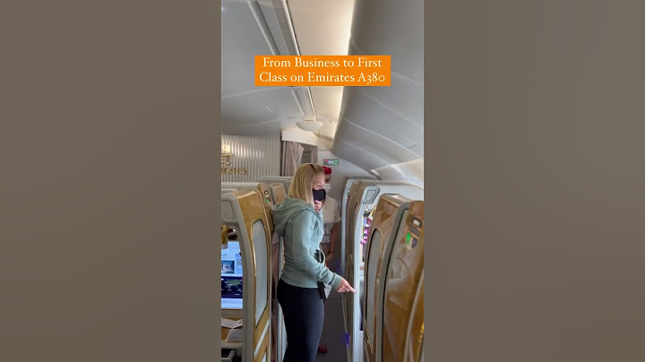 🚶‍♀️From Business to First Class on Emirates A380 ✈️.