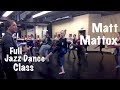 Matt mattox freestyle jazz dance technique class with bob boross