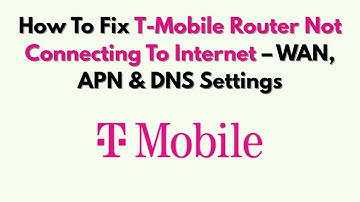 Hoe u het probleem met de T-Mobile-router kunt oplossen dat geen verbinding maakt met internet – ...