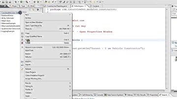 ALT ENTER OPEN PROPERTIES ECLIPSE SHORT CUT KEY   DEMO