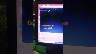 computer me dos open kare new file cirit  win +R