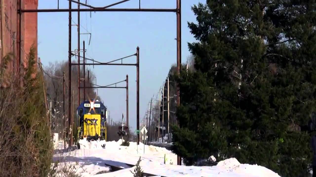 Conrail Shared Assets Snow Extra on the Amboy Secondary YouTube