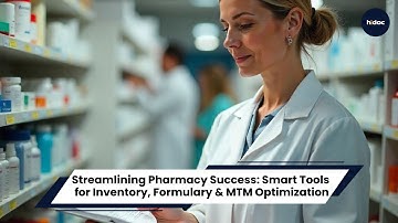 Streamlining Pharmacy Success: Smart Tools for Inventory, Formulary & MTM Optimization.