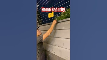 Home security #electricbarrier #electrician #electricfeild #electricfence #home #electricfence