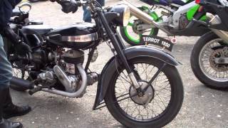 Cold Start 1950 Terrot 350 Hctl , Warcq , Puces Moto 2015