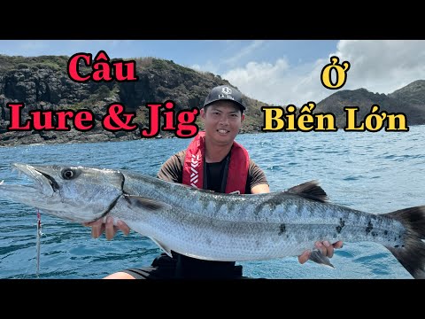 Thử mang cần lure Lk ra biển lớn xem cá có khoẻ như lời đồn ko !