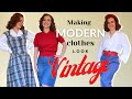 How To Make Modern Clothes Look Vintage