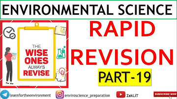 🔴Rapid Revision To Boost The Preparation(Part 19)Environmental Science