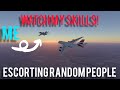 Escorting Random People In Infinite Flight | SkyX