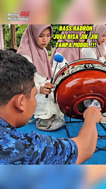 Solusi bass hadroh bunyi jik-jik tanpa modul #shorts #hadroh #bennymultimedia
