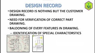 Design record - PPAP documents - Production Part Approval Process