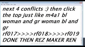 Crossfire How to Extract then Rez Maker