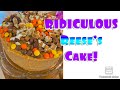 Ridiculous Reese’s Cake! 🎂 Recipe in Description!