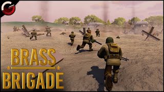 OMAHA BEACH BATTLEFIELD! Funny World War 2 Cartoon Shooter | Brass Brigade Gameplay OMAHA BEACH BATTLEFIELD! Funny World War 2 Cartoon Shooter | Brass Brigade Gameplay