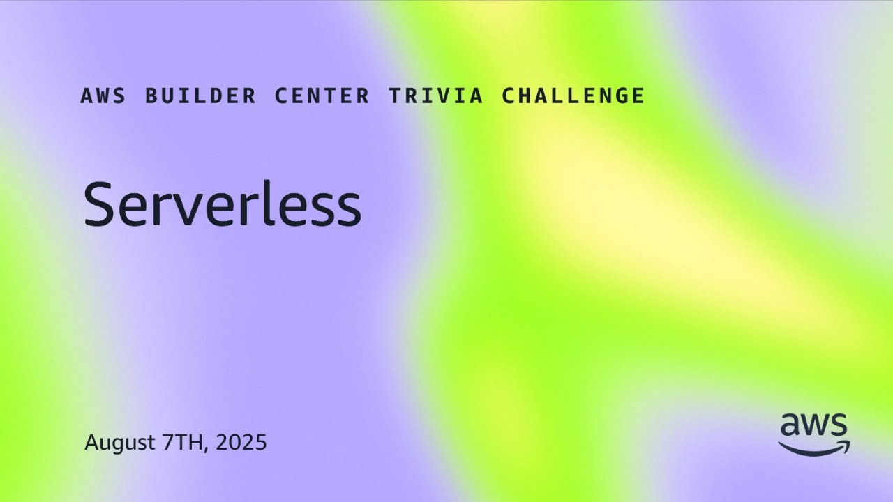 AWS Builder Center Trivia Challenge - Serverless