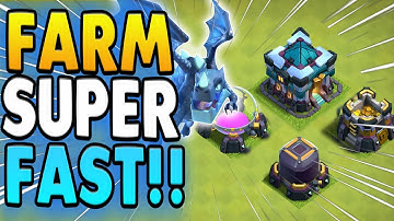 Farm Dark Elixir with Edrags at TH13 | Clash of Clans