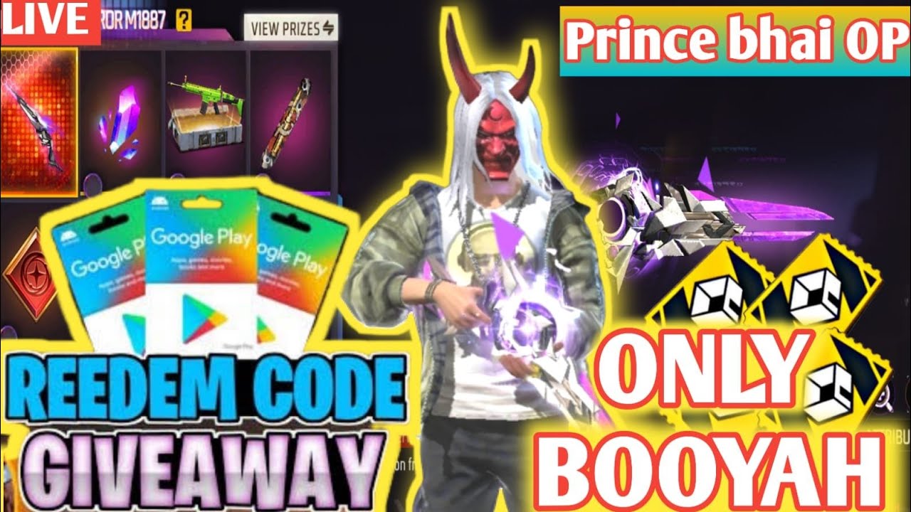 🔴FREE FIRE LIVE GIVEAWAY CUSTOM ROOM | FF LIVE REDEEM CODE GIVEAWAY # ...