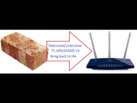 How to unbrick/debrick TP-LINK TL-WR1043NDV3 wifi router without serial console