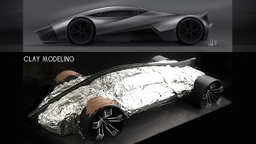 Clay modeling. Car Prototype. Support structure for Clay. Part1