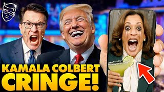 Final Humiliation: Kamala CRASHES Out In Cringe Colbert Interview, QUITS Politics | 'Both LOSERS'