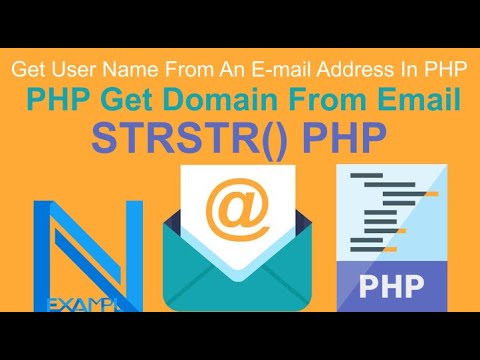 strstr php  New  PHP | strstr PHP | Get User Name From An E-mail Address In PHP | PHP Get Domain From Email
