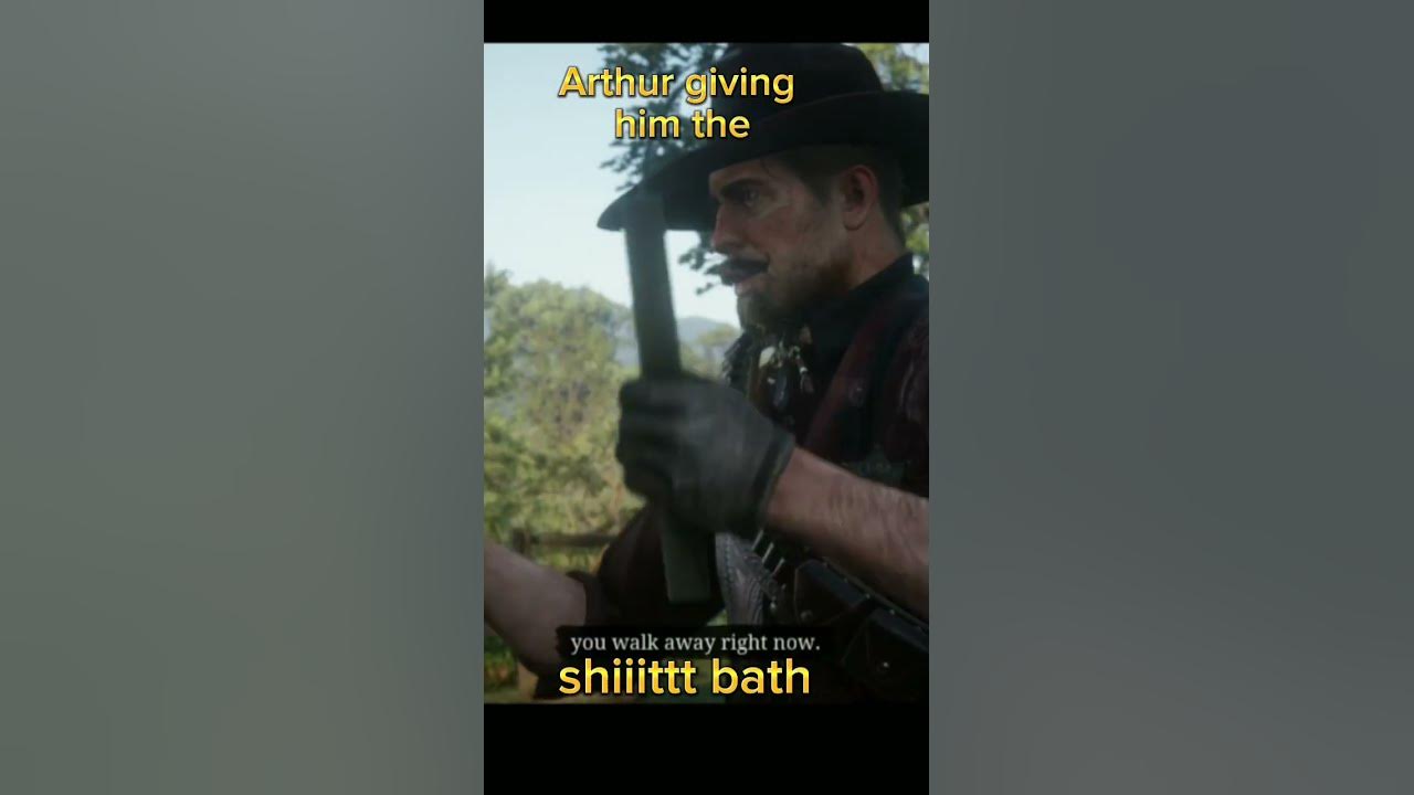 RDR2 eat shiiittt talelonggaming shorts - YouTube