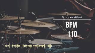 110 BPM 드럼비트 (Simple Straight Beat 110 BPM)