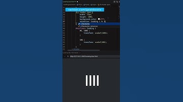 How to Create Loading Bar Animation using HTML CSS Only | Geekboots