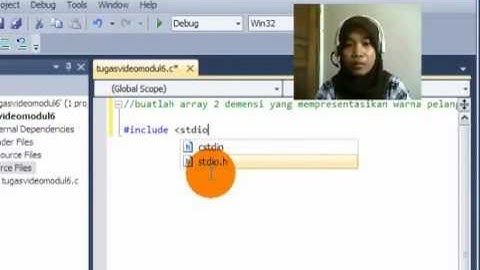 Tutorial Persentasi Warna Pelangi Pada Bahasa C