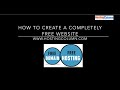 How to Create a Completely Free Website | Hosting Column