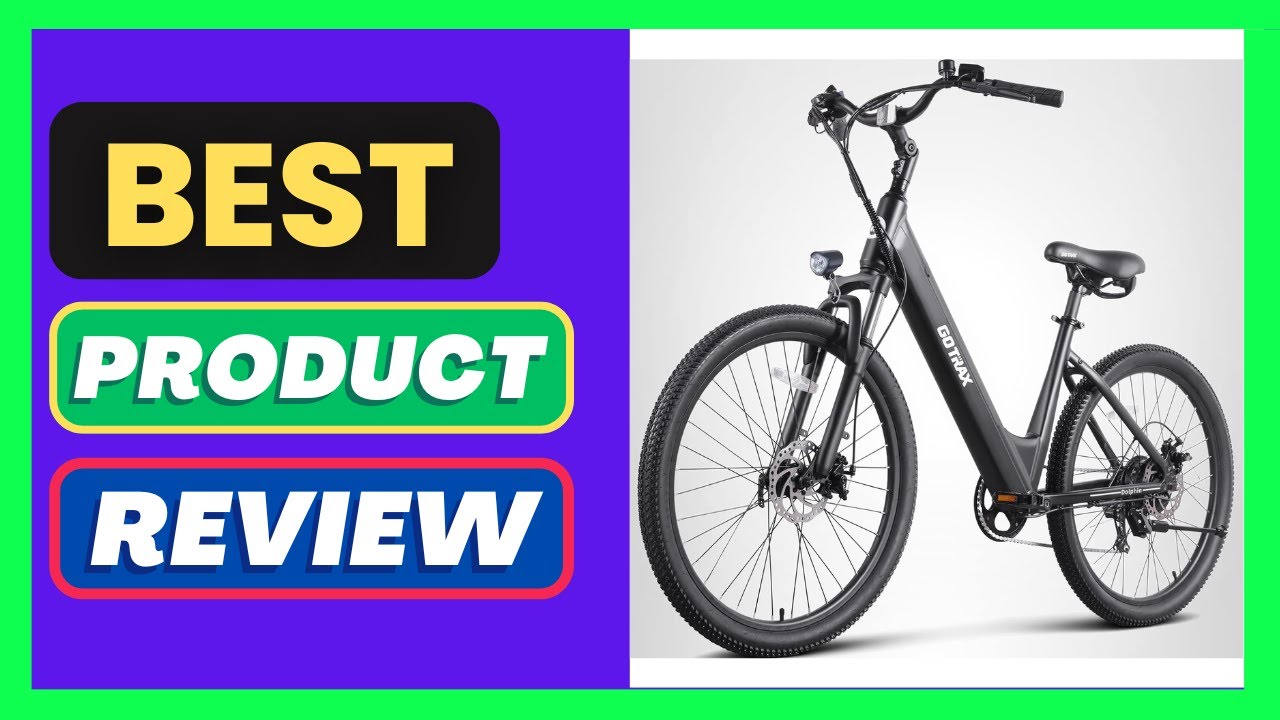 Gotrax Dolphin 26" Electric Bike, Max Range 30Miles(Pedal-assist1) & 20Mph