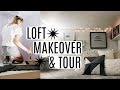 DIY MINIMALIST LOFT MAKEOVER & TOUR!! DIY MINIMALIST LOFT MAKEOVER & TOUR!!